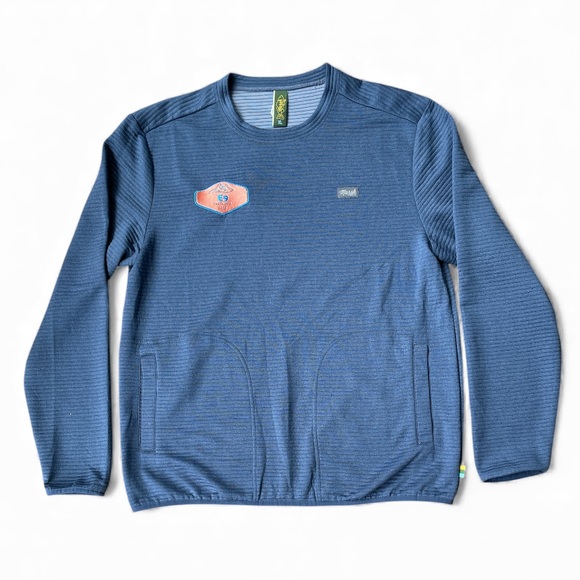 Men's Marsh Wear Sullivan Tech Crew Blue Size XL - Picture 2 of 10